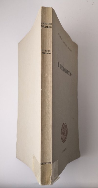 IL RISORGIMENTO di Antonio Gramsci 1954 Einaudi Opere Libro