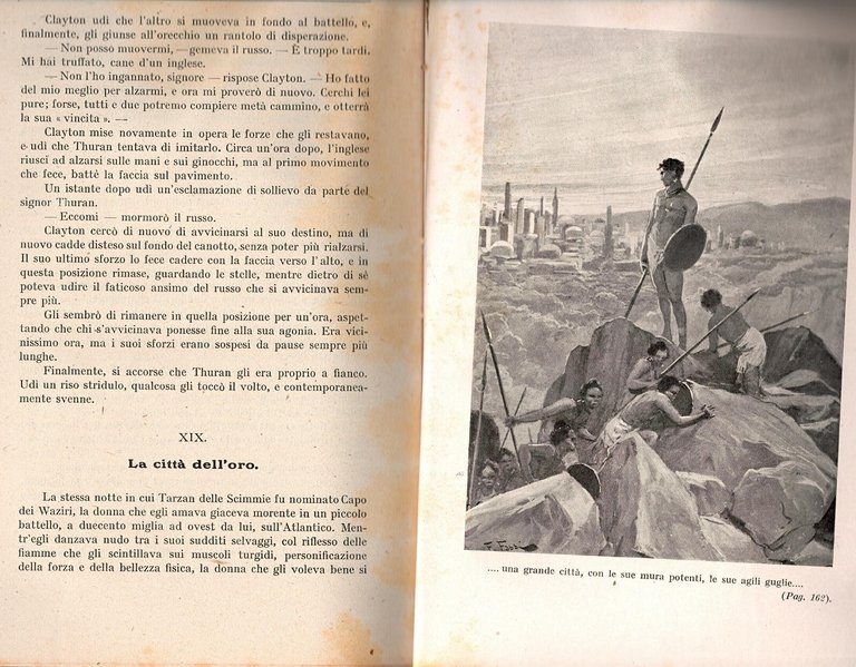 IL RITORNO DI TARZAN Edgar Rice Burroughs 1928 Bemporad Libro …