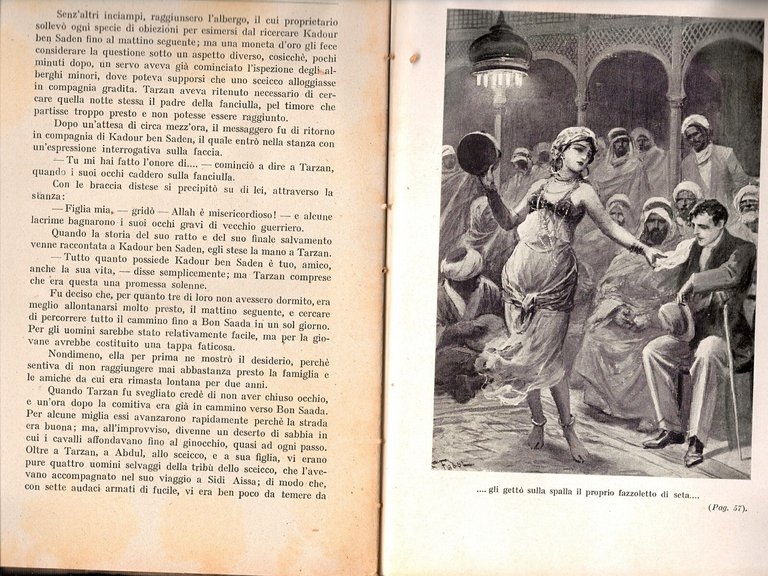 IL RITORNO DI TARZAN Edgar Rice Burroughs 1928 Bemporad Libro …