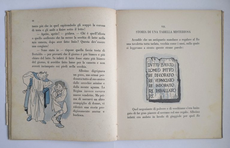IL ROMANZO DI BERTOLDO narrato da Edoardo Mottini 1947 UTET …