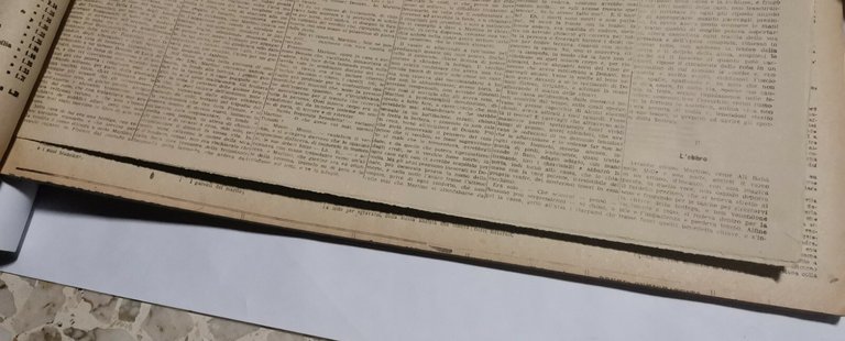 il romanzo Quattrini 25 numeri 1919 giornale vintage Gautier Balzac …