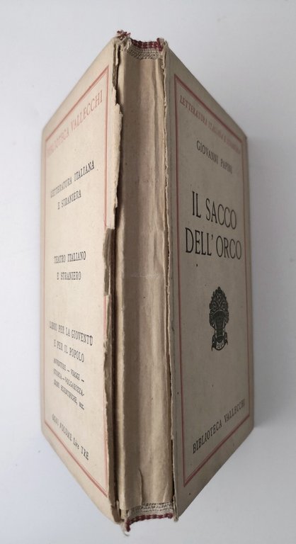 IL SACCO DELL'ORCO di Giovanni Papini 1933 Vallecchi Libro letteratura …