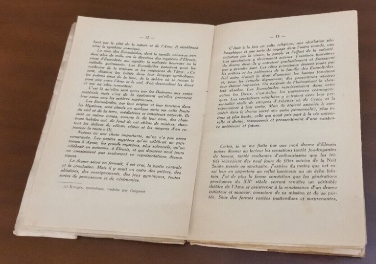 IL SACRO DRAMMA D'ELEUSI Versione Poetica di Edouard Schure 1926 …
