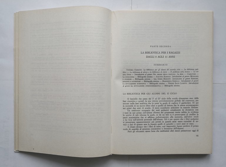 IL SEGNALIBRO manuale del bibliotecario per ragazzi 1965 libro centro …
