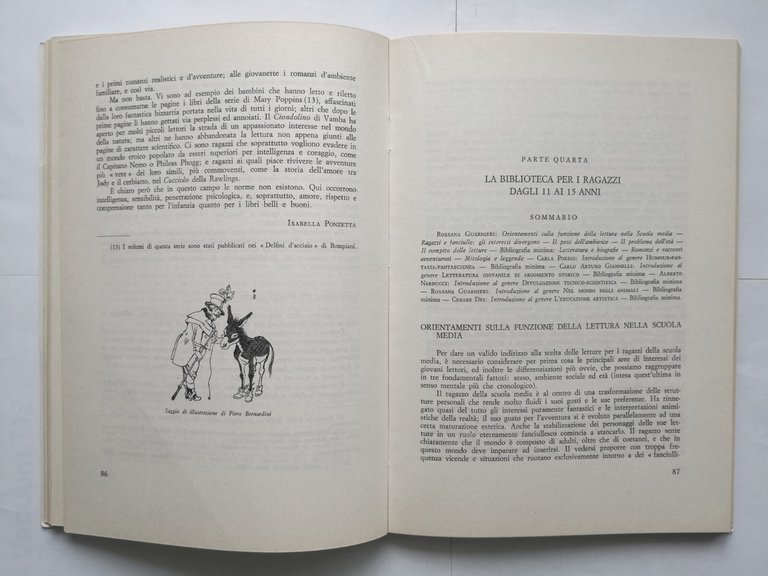 IL SEGNALIBRO manuale del bibliotecario per ragazzi 1965 libro centro …