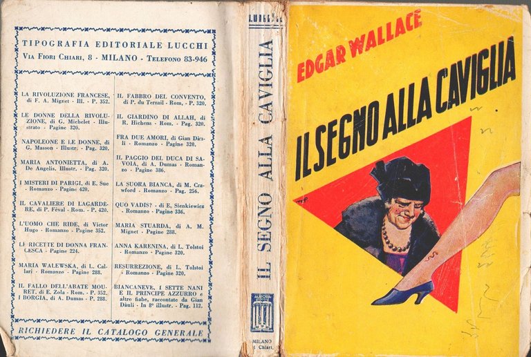 IL SEGNO ALLA CAVIGLIA di Edgar Wallace 1938 Aurora libro … | Immagine Gallery 2