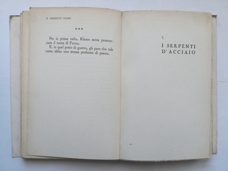 IL SERGENTE KLEMS di Paolo Zappa 1941 Corbaccio Dall'Oglio Libro …