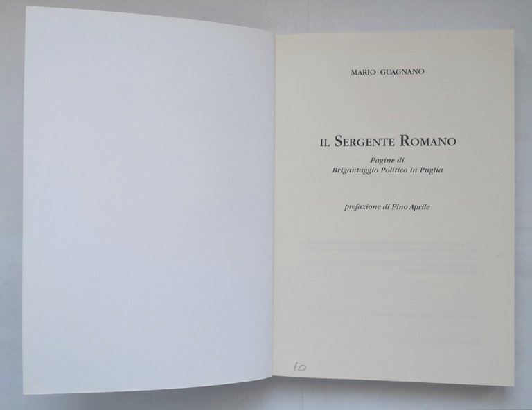IL SERGENTE ROMANO di Mario Guagnano 2013 Grafiche Vito Radio …