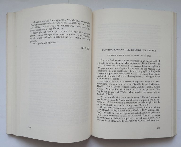 IL SETTIMO PERSONAGGIO di Egidio Pani 1992 Laterza libro critica …