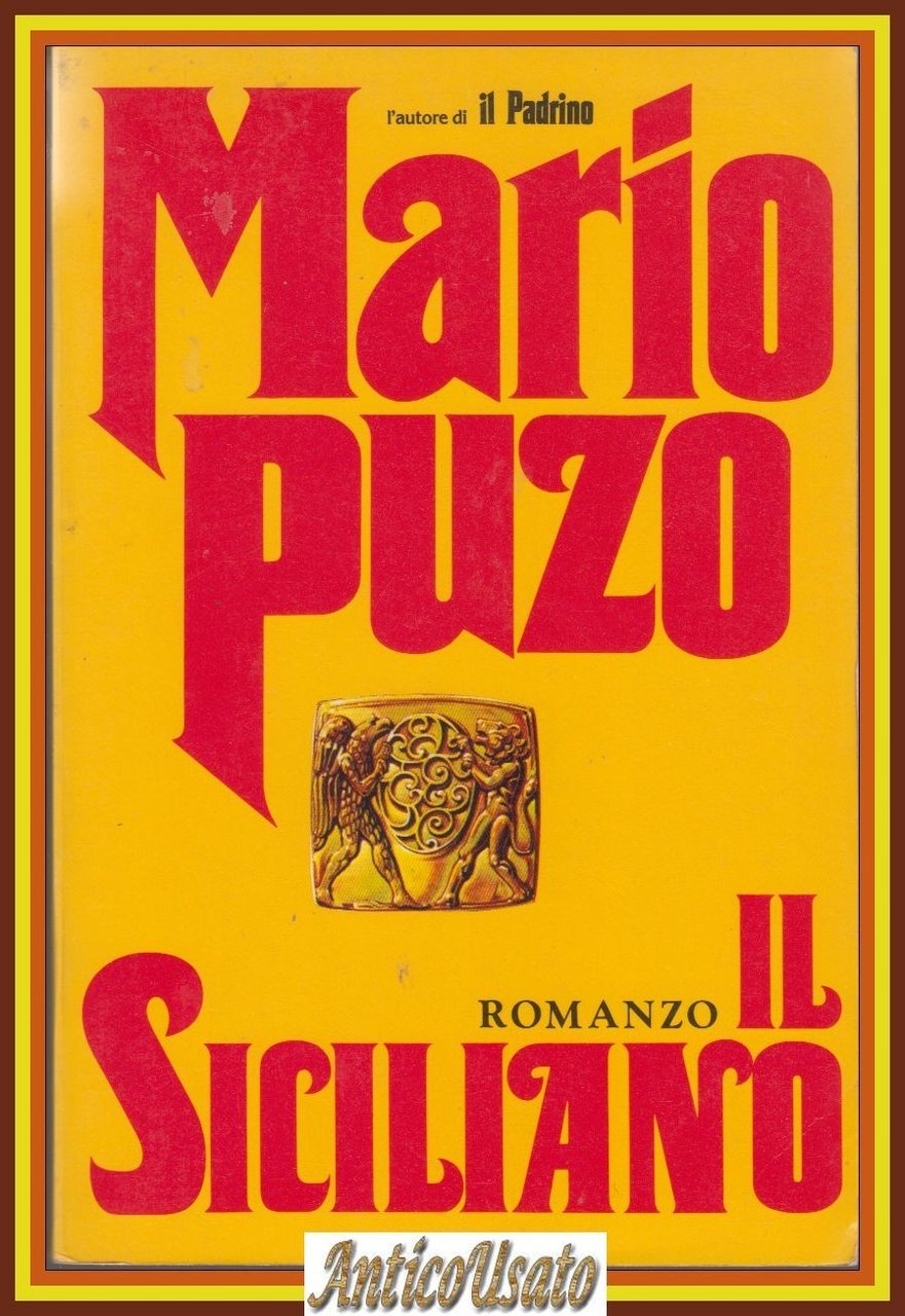 IL SICILIANO di Mario Puzo 1984 Dall'Oglio Editore Romanzo Libro | Immagine principale