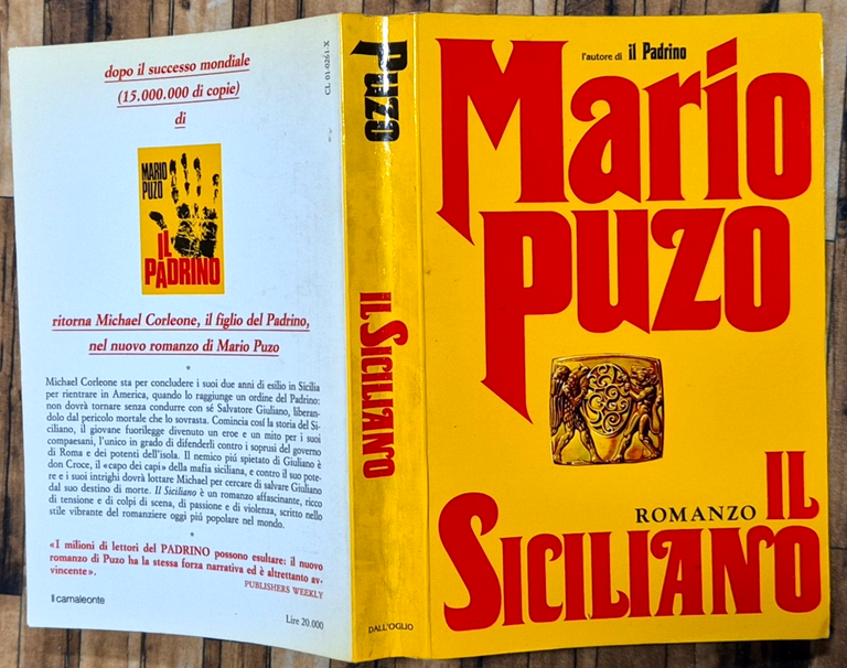 IL SICILIANO di Mario Puzo 1984 Dall'Oglio Editore Romanzo Libro | Immagine Gallery 2