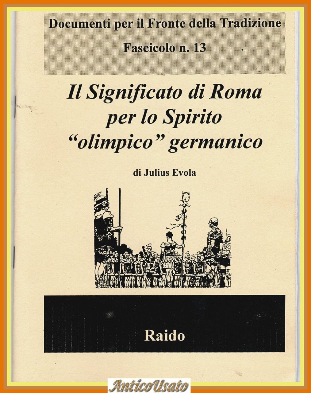 IL SIGNIFICATO DI ROMA PER LO SPIRITO GERMANICO di Julius … | Immagine principale
