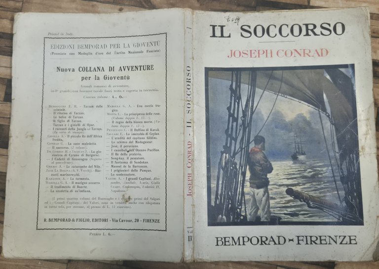 IL SOCCORSO di Joseph Conrad 1931 Bemporad Firenze romanzo avventure … | Immagine Gallery 2