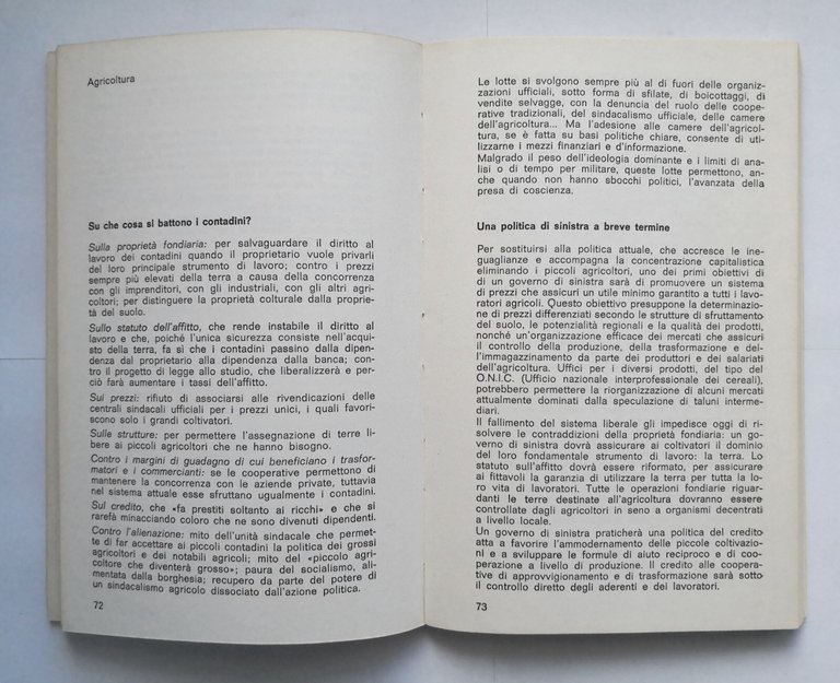 IL SOCIALISMO DELL'AUTOGESTIONE 1975 La Pietra libro movimento Francia Mitterand