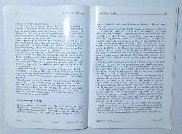 IL SOTTOMARINO ITALIANO di Enrico Cernuschi 1999 Libro Sottomarino storia … | Immagine Gallery 3
