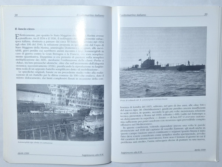 IL SOTTOMARINO ITALIANO di Enrico Cernuschi 1999 Libro Sottomarino storia … | Immagine Gallery 4