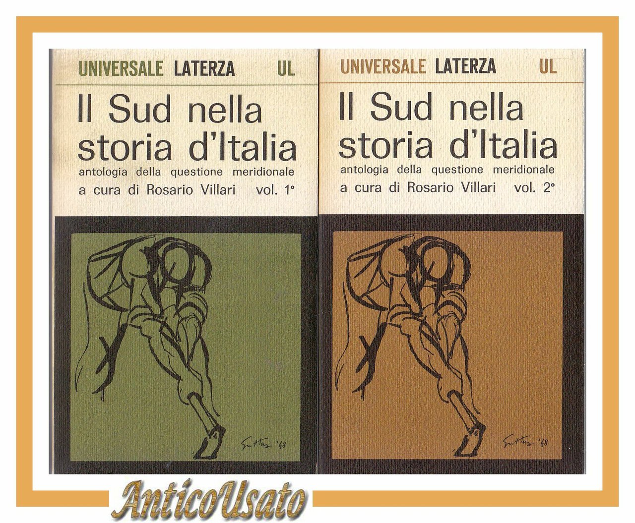 IL SUD NELLA STORIA D'ITALIA di Rosario Villari 1966 Laterza …