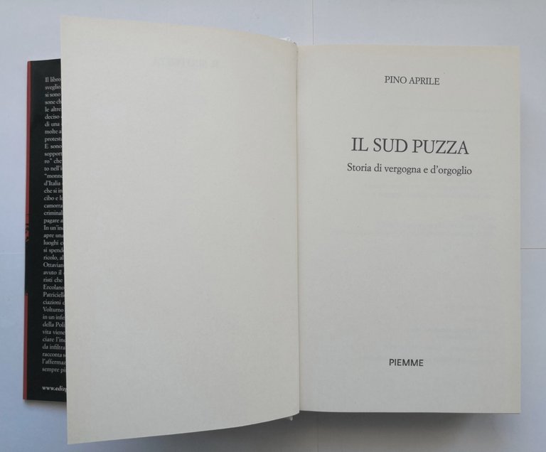 IL SUD PUZZA di Pino Aprile 2015 Piemme libro storia …