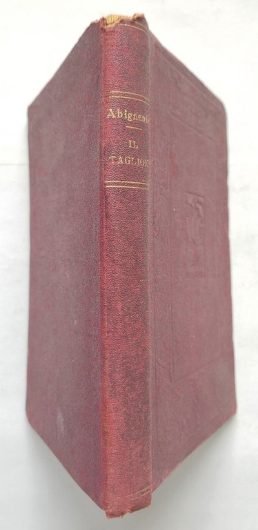 IL TAGLIONE di F Abignente Libro Collezione Esperia romanzieri d'Italia