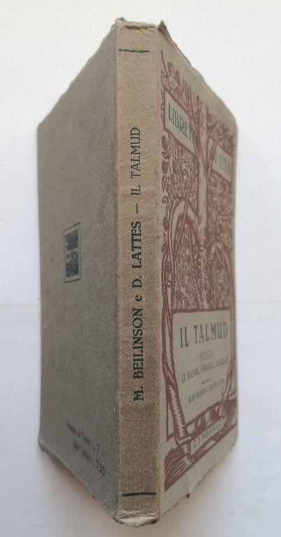 IL TALMUD a cura di Mosè Beilinson e Dante Lattes …