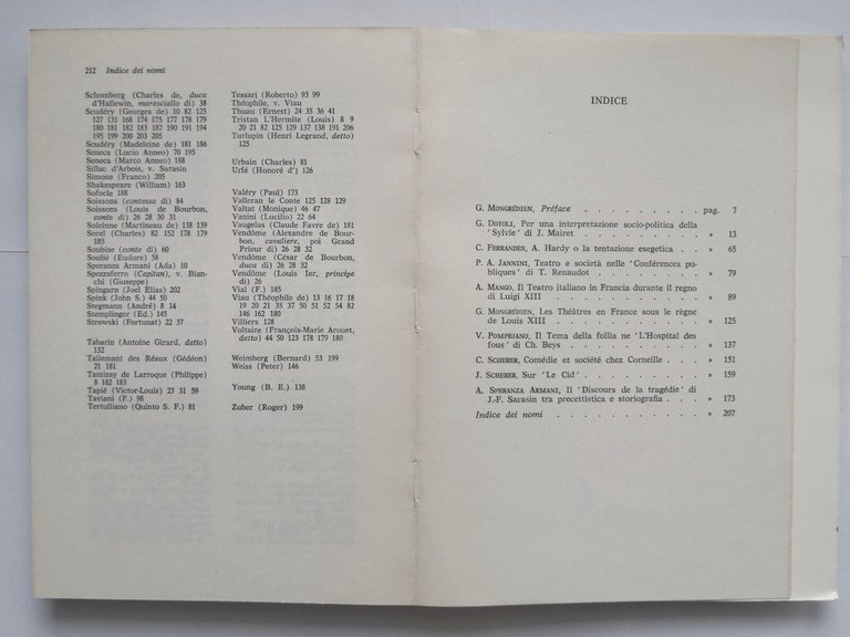 IL TEATRO AL TEMPO DI LUIGI XIII 1974 Editori Adriatica …