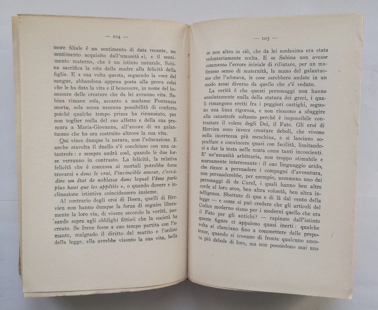 IL TEATRO FRANCESE di Alberto Cecchi 1935 Treves libro novecento …