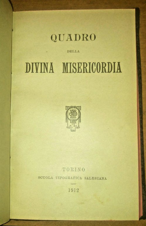 IL TEMPIO - QUADRO DELLA DIVINA MISERICORDIA di Geremia Bonomelli …