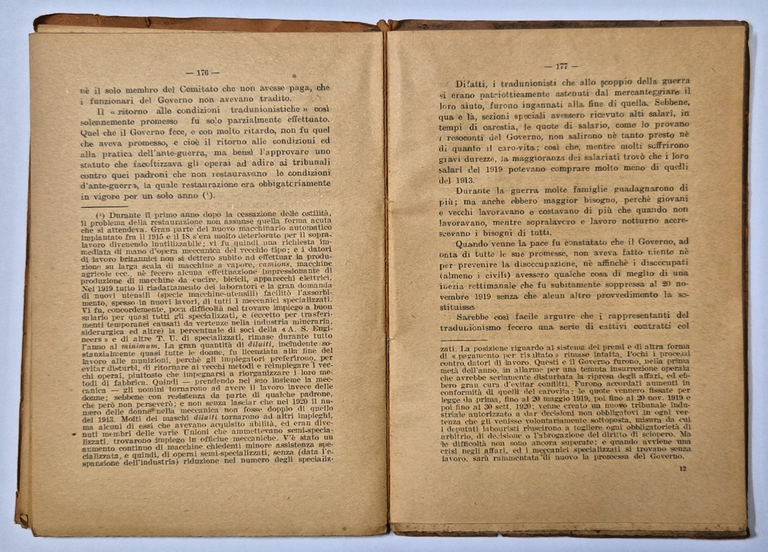 IL TRADUNIONISMO DAL 1890 AL 1920 di Sidney Beatrice Webb … | Immagine Gallery 4