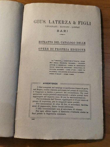 IL TRAMONTO DEL LIBERALISMO di Eugenio Giovannetti 1917 Laterza - …