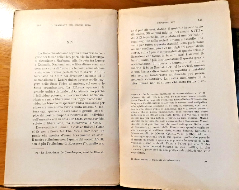 IL TRAMONTO DEL LIBERALISMO di Eugenio Giovannetti 1917 Laterza libro | Immagine Gallery 2