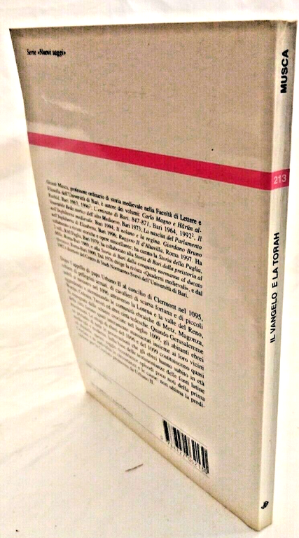 IL VANGELO E LA TORAH di Giosuè Musca 1999 Dedalo …