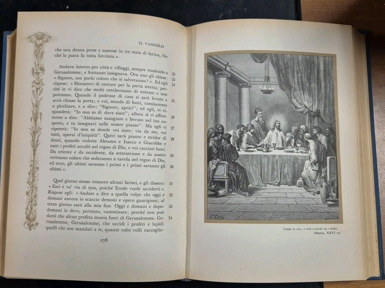 IL VANGELO SECONDO MATTEO MARCO LUCA E GIOVANNI 1956 illustrato …