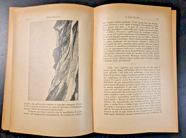 IL VENTO DEL SUD di Adolfo Balliano 1930 Formica libro …