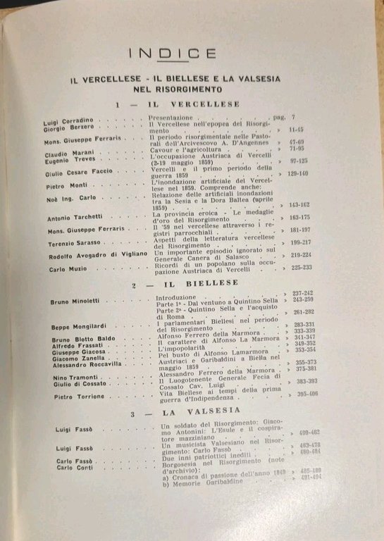 IL VERCELLESE IL BIELLESE LA VALSESIA NEL RISORGIMENTO Uomini e …