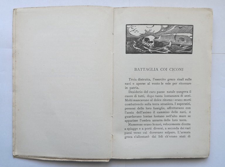 IL VIAGGIO D'ULISSE di Tomaso Monicelli 1934 Bemporad libro Illustrato …