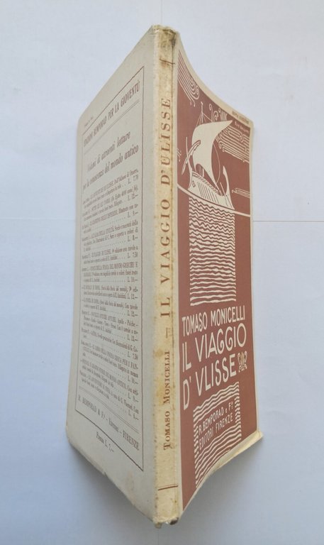 IL VIAGGIO D'ULISSE di Tomaso Monicelli 1934 Bemporad libro Illustrato …