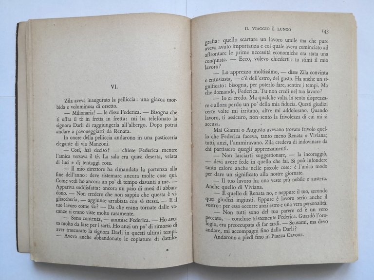 IL VIAGGIO È LUNGO romanzo di Antonia Monti 1945 Rizzoli …