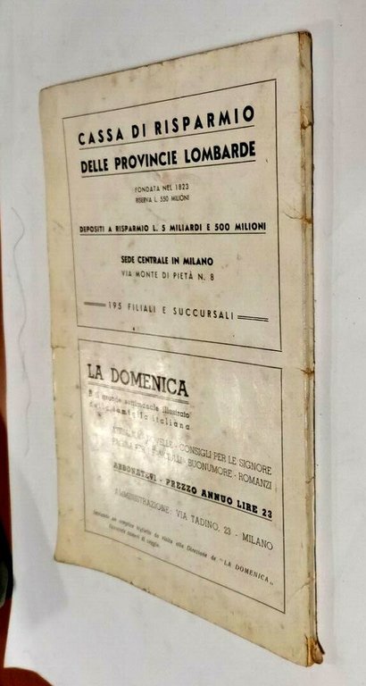 IL VILLAGGIO DELLA VALLE SPERDUTA di Sandro Cassone 1941 romanzo …
