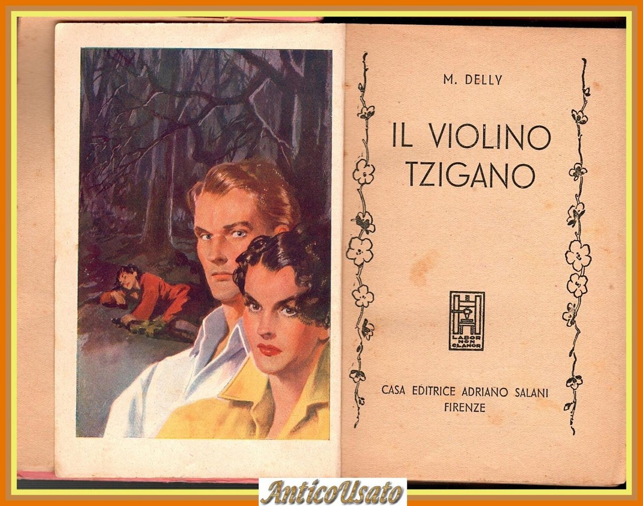 IL VIOLINO TZIGANO di M Delly 1952 Salani Biblioteca delle … | Immagine principale