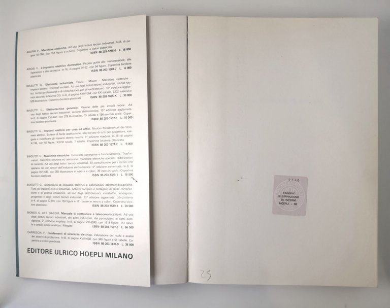 ILLUMINAZIONE DI INTERNI Gianni Forcolini 1992 Hoepli Libro illuminotecnica luce