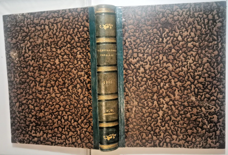 ILLUSTRAZIONE POPOLARE 1896 annata completa 52 numeri rilegati giornale antico