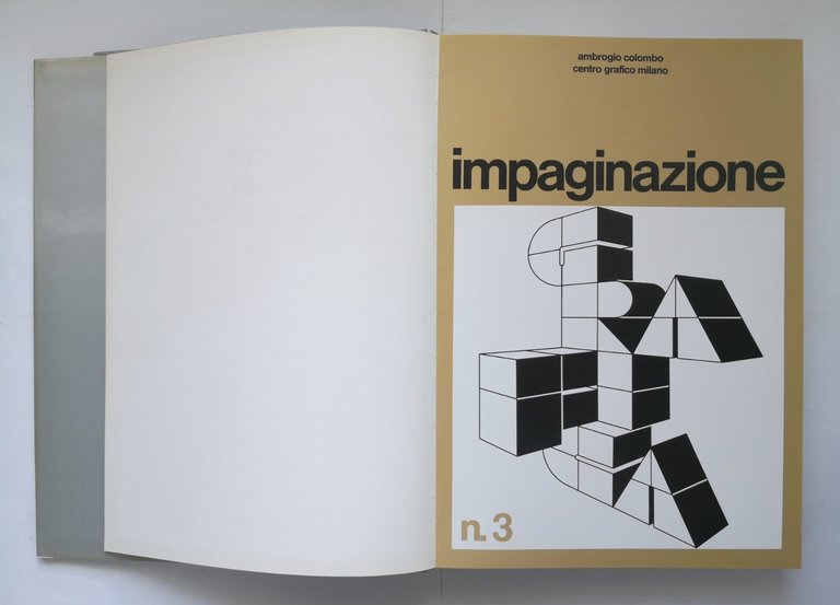 IMPAGINAZIONE GRAFICA Numero 3 di Ambrogio Colombo 1986 Libro centro …