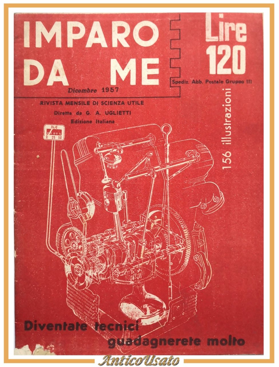 IMPARO DA ME rivista mensile di scienza utile dicembre 1957 …