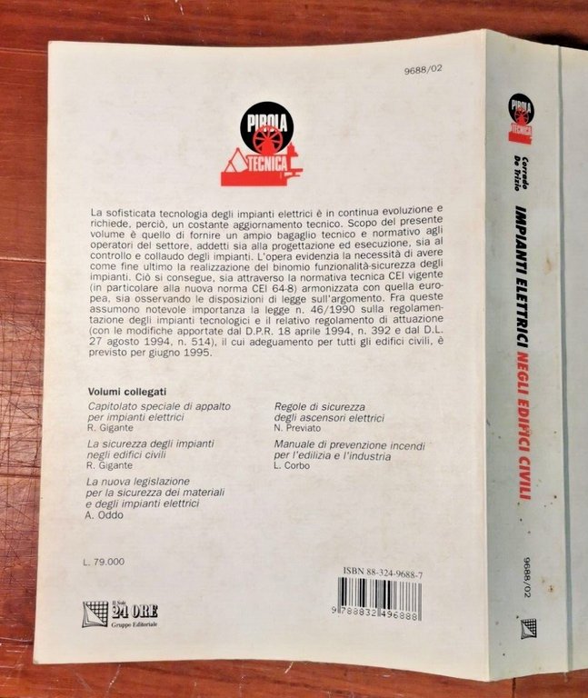 IMPIANTI ELETTRICI NEGLI EDIFICI CIVILI di Corrado De Trizio 1994 …