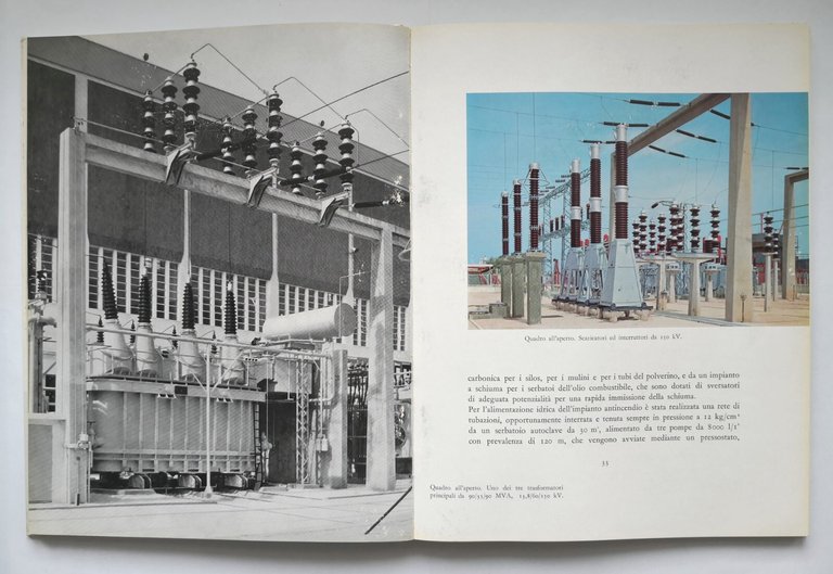 IMPIANTO TERMOELETTRICO DI BARI 1960 Società Generale Pugliese Elettricità Libro