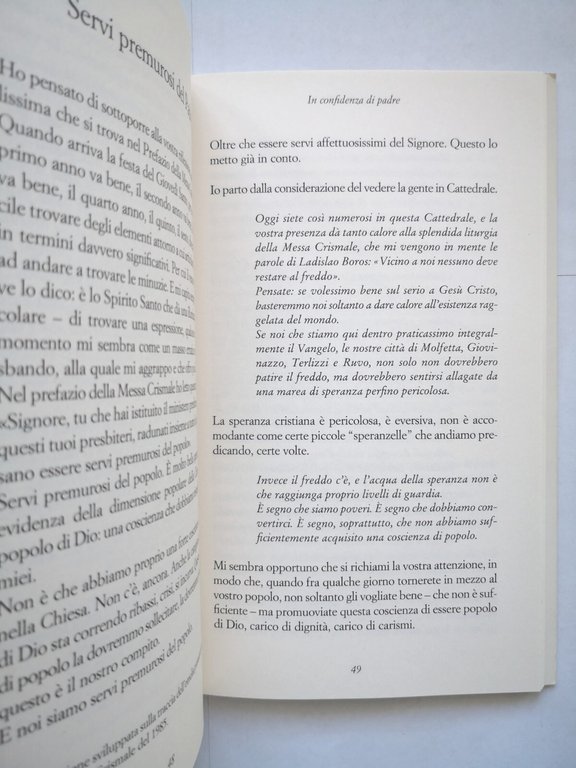 IN CONFIDENZA DI PADRE don Antonio Tonino Bello 2001 La …