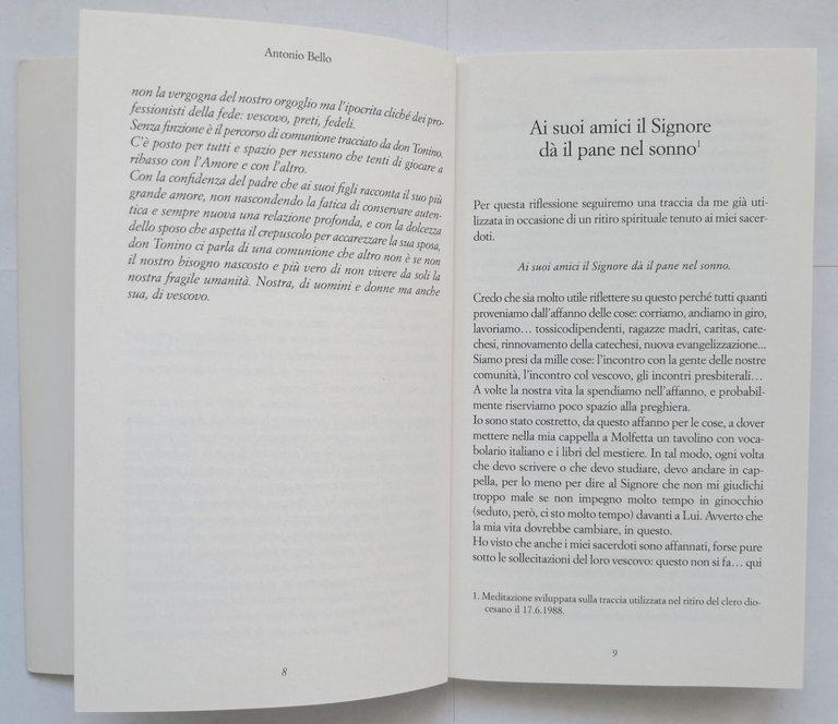 IN CONFIDENZA DI PADRE don Antonio Tonino Bello 2001 La …