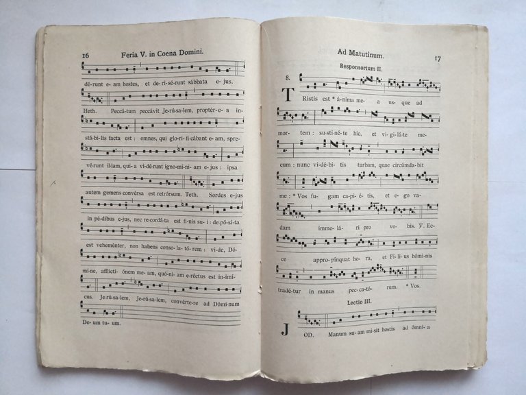 IN DOMINICA PALMARUM AD MISSAM ET HORAS 1930 Officium Libro …