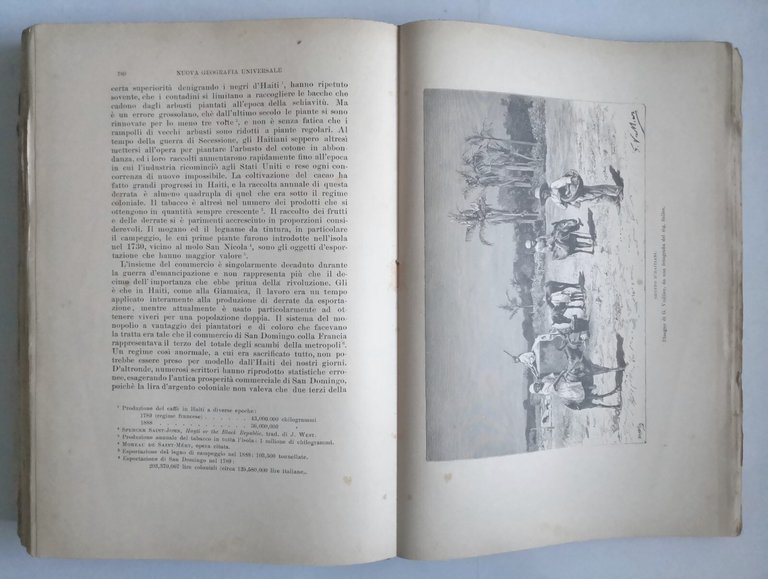 INDIE OCCIDENTALI Messico di Reclus 1897 NUOVA GEOGRAFIA UNIVERSALE Libro