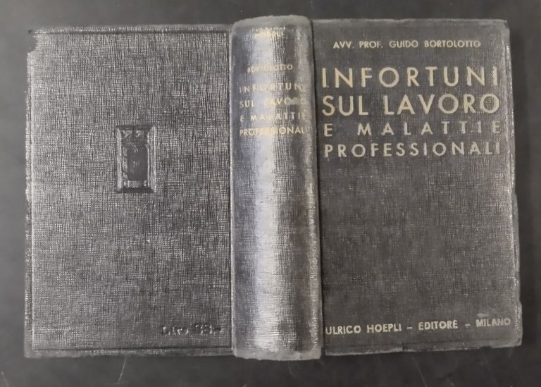 INFORTUNI SUL LAVORO E MALATTIE PROFESSIONALI di G Bortolotto 1937 …